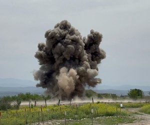Police officer injured by landmine blast in Azerbaijan's Aghdam district