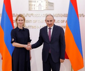 Paşinyan Kaya Kallasla görüşüb