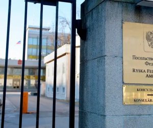 Дрон атаковал посольство РФ в Швеции