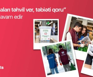 “Batareyaları təhvil ver, təbiəti qoru” layihəsi çərçivəsində 96 kq işlənmiş batareya toplanaraq təhvil verilib