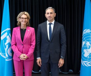 Rəşad Nəbiyev Beynəlxalq Telekommunikasiya İttifaqının Baş katibi ilə görüşüb