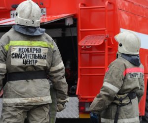 В Москве горит административное здание технопарка