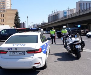 В Баку мотоциклист арестован за автохулиганство