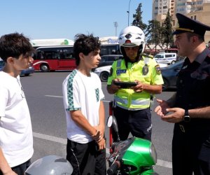 DİN ikitəkərli nəqliyyat vasitələri ilə bağlı profilaktik tədbirləri davam etdirir