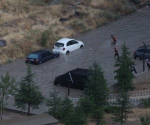 Анкару затопило ливнями