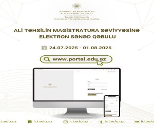 Magistraturaya elektron sənəd qəbuluna başlanılır