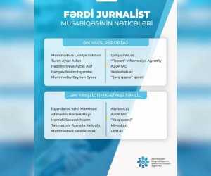 MEDİA fərdi jurnalist müsabiqəsinin nəticələrini açıqlayıb