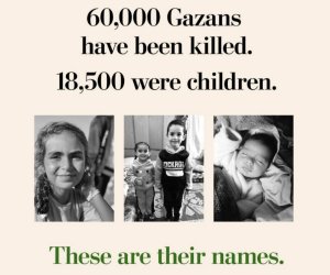 The Washington Post publishes names of 18,500 children killed in Gaza