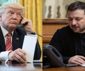 Трамп разговаривает с Зеленским - Oбновлено