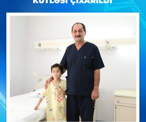 "Saç yeyən uşaq" əməliyyat olunub
