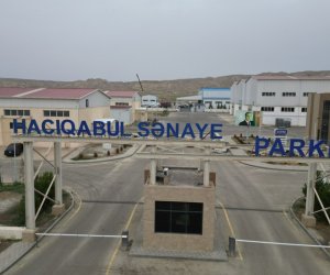 
Hacıqabul Sənaye Parkında məhsul istehsalı 55 % artıb