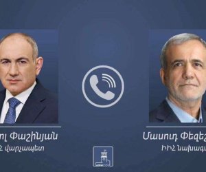 Paşinyan və İran Prezidenti regionda sülh və kommunikasiyaları müzakirə ediblər