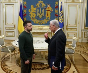 Встреча Зеленского и Келлога в Вашингтоне