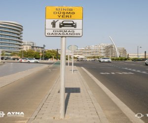 Daha iki ünvanda avtobus zolağında minib-düşmə yeri yaradılıb