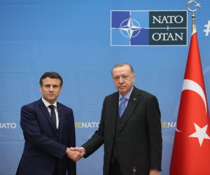 Ərdoğan və Makronun telefon danışığı olub