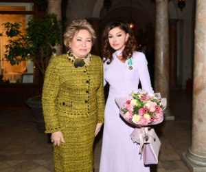 Valentina Matviyenko Mehriban Əliyevanı təbrik edib