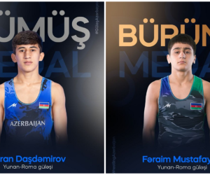 Azərbaycan güləşçiləri dünya çempionatında daha 2 medal qazanıblar