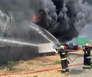 В ТЦ «Садарак» вспыхнул пожар - Видео