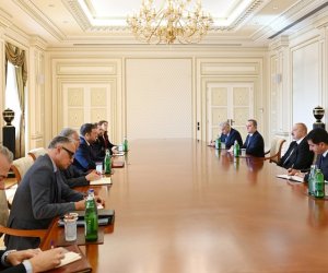Президент Ильхам Алиев принял госминистра Великобритании