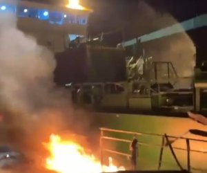 В результате атаки БПЛА на порт Измаил повреждены как минимум семь судов, ранен азербайджанский матрос