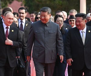 Европа увидела «прямую угрозу» во встрече лидеров России, Китая и КНДР