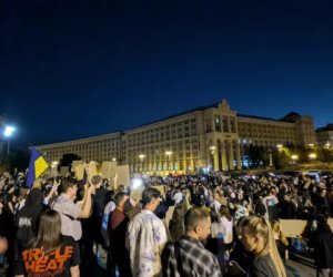 Украинцы протестуют на Майдане