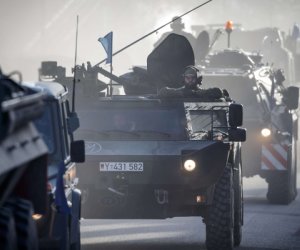 Германия перебрасывает технику в Литву