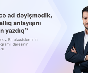 “Sadəcə ad dəyişmədik, biz loyallıq anlayışını yenidən yazdıq” – Fərid İslamovla “Bir Bonus” haqqında müsahibə “Sadəcə ad dəyişmədik, biz loyallıq anlayışını yenidən yazdıq” – Fərid İslamovla “Bir Bonus” haqqında müsahibə