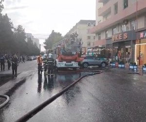 Xırdalanda yaşayış binasında yanğın baş verib