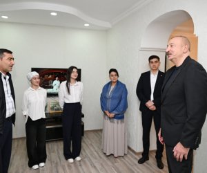 Ильхам Алиев в Гадруте: открыта новая мечеть
