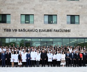 Prezident Qarabağ Universitetinin Klinikası binasının və tədris korpusunun açılışında iştirak edib
