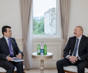İlham Əliyev ICESCO-nun Baş direktorunu qəbul edib