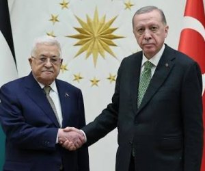 Ərdoğan Mahmud Abbasla görüşüb
