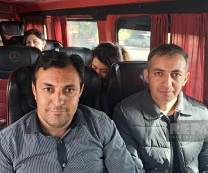 Очередная группа жителей возвращается в Кяльбаджар