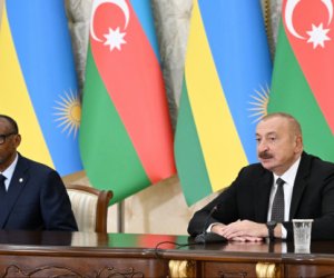 Azərbaycan və Ruanda prezidentləri mətbuata bəyanatlarla çıxış ediblər - Yenilənib