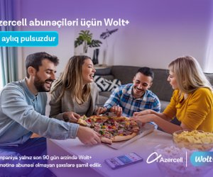 Azercell offers its users a three-month subscription to “Wolt+” for free