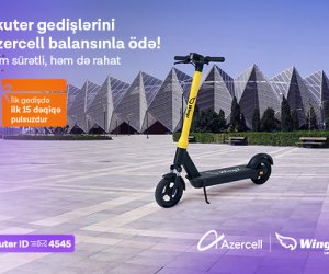Azercell ilə şəhərdaxili mikromobillikdə yeni mərhələ