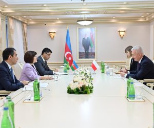 Sahibə Qafarova Polşanın Azərbaycandakı səfiri ilə görüşüb
