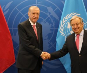 Ərdoğan Nyu-Yorkda BMT Baş katibi ilə görüşüb