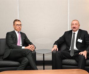 Prezident ABŞ-də görüşlər keçirib - Yenilənib