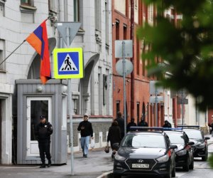 В Москве протестуют против визита Пашиняна