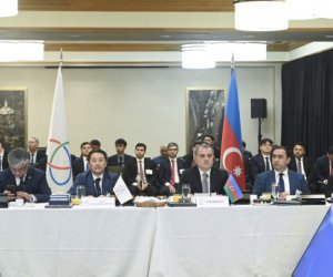 Ceyhun Bayramovun sədrliyi ilə AQEM Xarici İşlər Nazirləri Şurasının qeyri-rəsmi iclası keçirilib