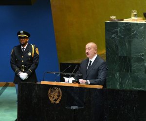 BMT-də Ermənistanla sülhü alqışlayan İlham Əliyev ABŞ-la əlaqələrdən danışıb