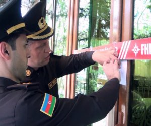Şabranda yanğın təhlükəli restoranın fəaliyyəti dayandırılıb - Video