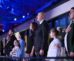 Алиев опубликовал кадры с открытия Игр СНГ