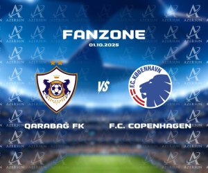 "Qarabağ-Kopenhagen" oyunundan əvvəl fan zona təşkil olunacaq