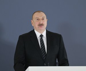 Əliyev və xanımı İtaliya-Azərbaycan universitetinin açılışında iştirak edib