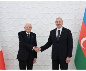 Prezident Mattarella ilə görüşündən paylaşım edib -Video