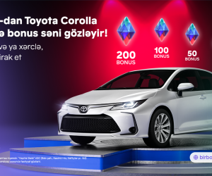 Bir Bonus Toyota Corolla və yüzlərlə bonus qazandırır