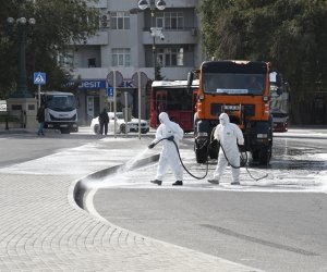Bakıda növbəti təmizlik işləri aparılıb